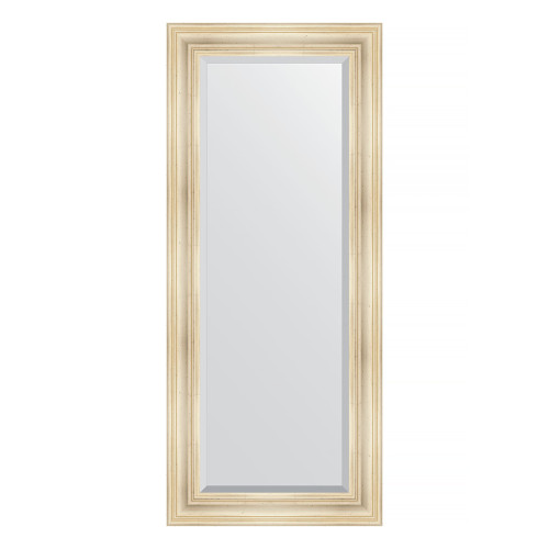 Зеркало настенное с фацетом EVOFORM в багетной раме травленое серебро, 64х149 см, BY 3549