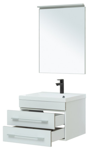 Мебель для ванной Aquanet Верона 58 New белый матовый