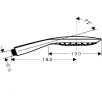 Ручной душ Hansgrohe Raindance Select E 150 3jet, белый/хром (26550400)