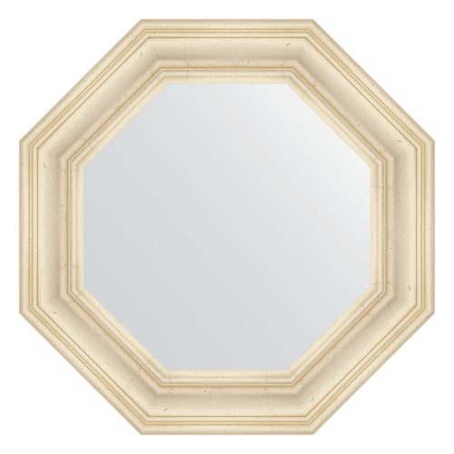 Зеркало настенное Octagon EVOFORM в багетной раме травленое серебро, 64х64 см, BY 7364