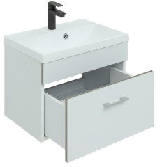 Тумба под раковину Aquanet Верона 50 белый матовый