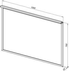 Зеркало Allen Brau Priority 1.31017.02 100 серебро браш