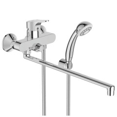 VIDIMA NEXT BA403AA Смеситель для ванны/душа, с керамическим переключателем, монтаж на стандартных эксцентриках