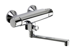 Смеситель для ванны и душа излив 300мм Nova Oras (7447X)