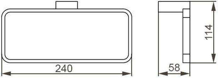 Держатель для полотенец Aquanet 5680MB