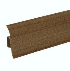 Плинтус Ideal Comfort с кабель каналом Орех 291