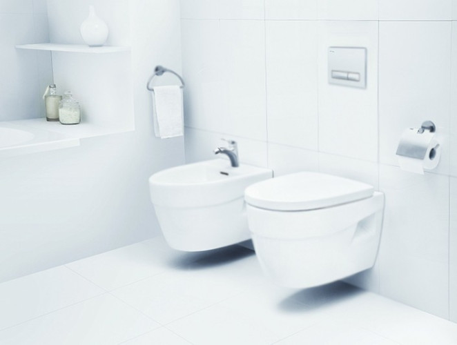 Комплект унитаза AM PM Bliss L C531738SC c инсталляцией I012702 и клавишей I014101