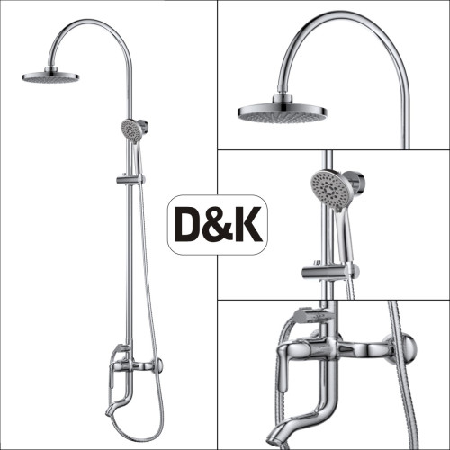 Душевая система D&K Rhein DA1343701C11, хром