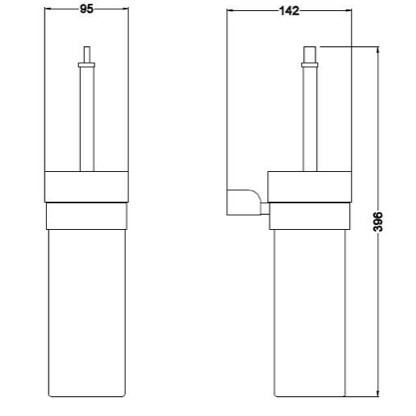 Ершик для унитаза Schein Allom 227C