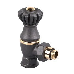 Клапан SR Rubinetterie угловой серия &quot;Liberty&quot; 1/2&quot;х3/4&quot;, цвет антрацит