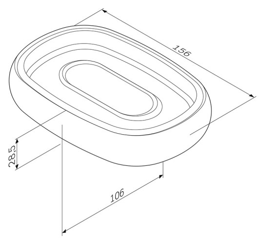 Мыльница AM PM Sensation A3031200