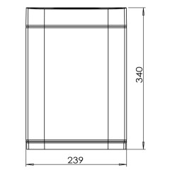 Сенсорное ведро 9 л JAVA S-883-9R малиновый