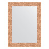 Зеркало настенное EVOFORM в багетной раме соты медный, 56х76 см, BY 3050