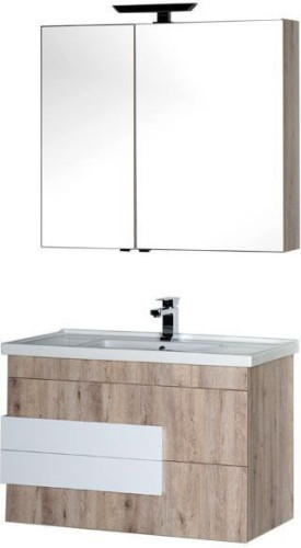 Мебель для ванной Aquanet Мадейра 100 дуб кантри