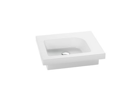 Neroceramica, раковина Iceberg 42,5х51хh12 подвесная или устанавлив-ся на поверхность, цвет белый
