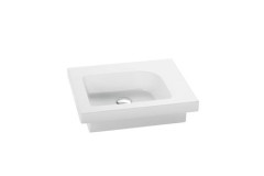 Neroceramica, раковина Iceberg 42,5х51хh12 подвесная или устанавлив-ся на поверхность, цвет белый
