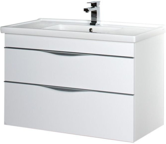 Тумба с раковиной Aquanet Эвора 100 белый