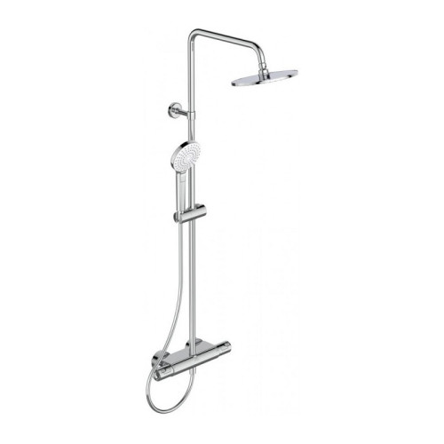 Душевая колонна Ideal Standard Ceratherm T50, в комплекте с термостатическим смесителем для душа, с полочкой (A7230AA)