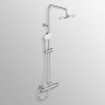 Душевая колонна Ideal Standard Ceratherm T50, в комплекте с термостатическим смесителем для душа, с полочкой (A7230AA)
