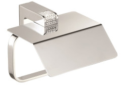 Sanibano Diamond, бумагодержатель с крышкой, цвет хром-кристаллы Swarovski crystal