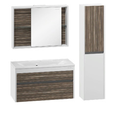 Зеркальный шкаф Edelform Belle 100 с подсветкой