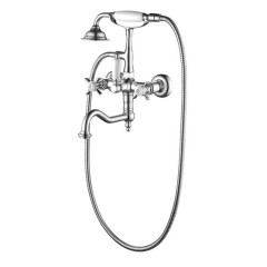 BRISTOL смеситель для ванной с душ.комплектом (хром) Caprigo 21-510-crm