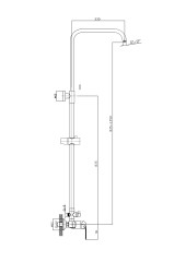 Тропическая душевая система RUSH (ST4235-10)