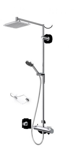 Термостатический смеситель для душа с верхним душем Oras Rain Shower Optima (7192U)