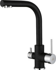 Смеситель для кухни Paulmark ESSEN, черный, 213011-308, Paulmark