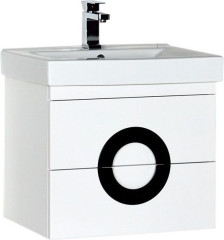 Тумба с раковиной De Aqua Форма 60 белый