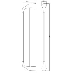 Держатель для полотенца Rush Devon DE75532 60 см двойной