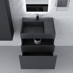 Тумба RAVAL Facet 60 подвесная Антрацит (Fac.01.60/P/A/RL)