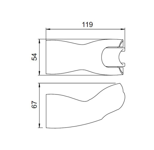 Держатель для душа Iddis 050CP00I53