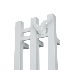 Полотенцесушитель электрический (I-образный) Bauedge Stella Square DB-0075, 25x160 см