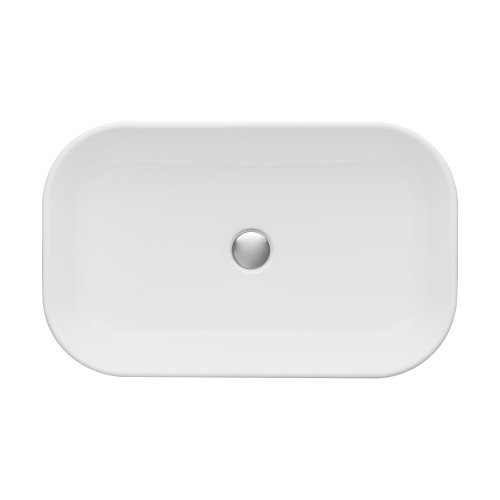 Раковина накладная Aquaton Лола 60 литьевой мрамор, белая (1A73313Klk010)