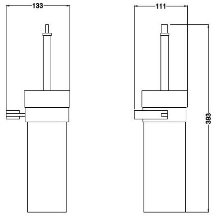 Ершик для унитаза Schein Allom 227CS