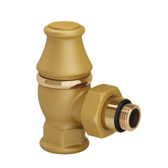 Запорный клапан SR Rubinetterie угловой серия &quot;Liberty&quot; 1/2&quot;х3/4&quot;, цвет золото RAL1036