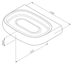 Мыльница AM PM Sensation A3034200