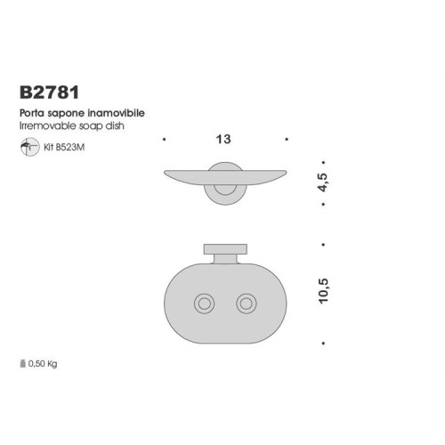 Мыльница Colombo Design Basic B2781