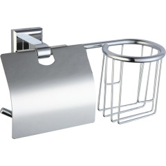 Держатель для туалетной бумаги и освежителя Savol S-L09551 хром