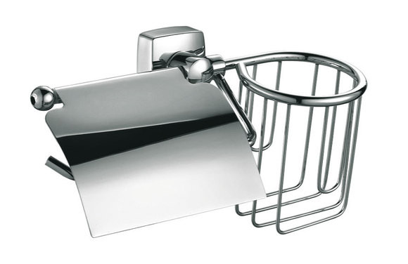 Держатель туалетной бумаги+держатель дезодоранта Fixsen Kvadro, хром (FX-61309+10)