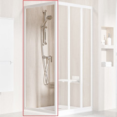 Душевая стенка Ravak Supernova APSS-90 профиль Белый стекло Transparent (940701R2Z1)