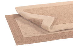 Batex Duo Flor, двухсторонний прямоугольный коврик из 100% хлопка, размер 80x160 см, цвет натуральный