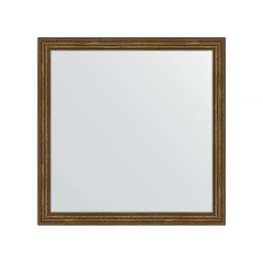 Зеркало настенное EVOFORM в багетной раме сухой тростник, 73х73 см, BY 1024