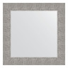 Зеркало настенное EVOFORM в багетной раме чеканка серебряная, 70х70 см, BY 3151