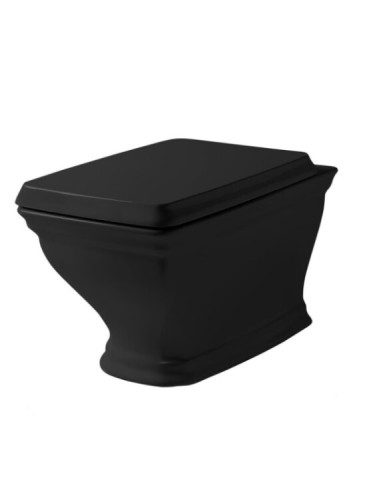 Унитаз Artceram Civitas подвесной 360*535*320 Glossy Black