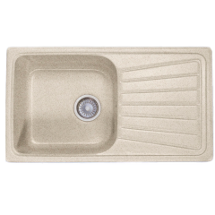 Кухонная мойка Formastone Fosto  КМ 81-46, прямоугольная с крылом, бискотти