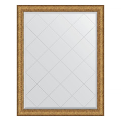 Зеркало настенное с гравировкой EVOFORM в багетной раме медный эльдорадо, 94х119 см, BY 4352