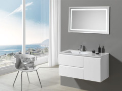 IBX YASMIN, тумба 120 см под левую раковину, 3 ящика, цвет белый глянцевый лак