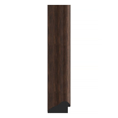 Зеркало настенное Polygon EVOFORM в багетной раме палисандр, 56х71 см, BY 7066